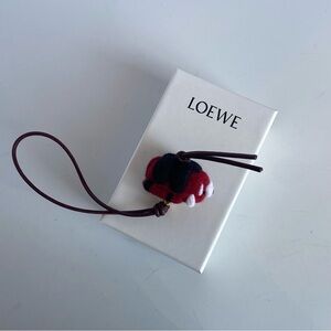 Loewe Red and Black Key Charm